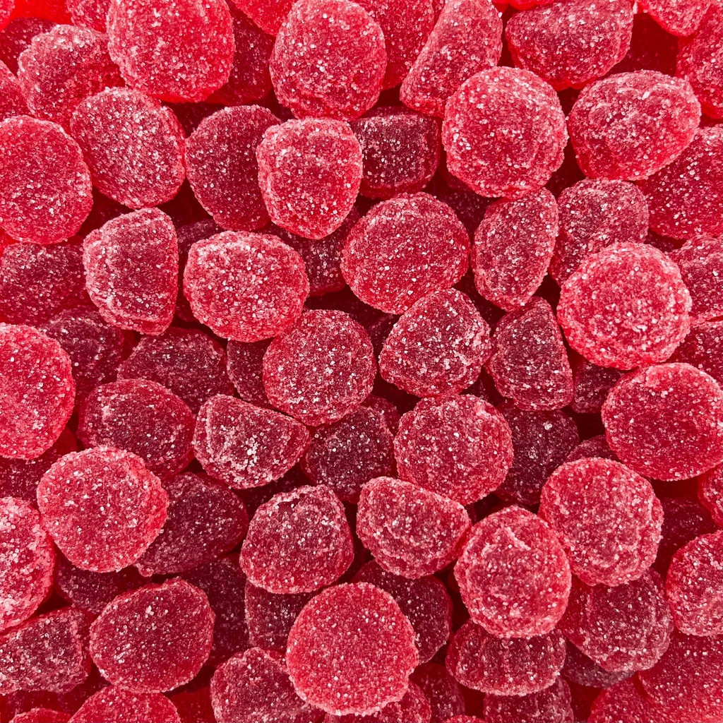 Dulceplus - Fraises rouges sucrées Halal (+-100Gr)