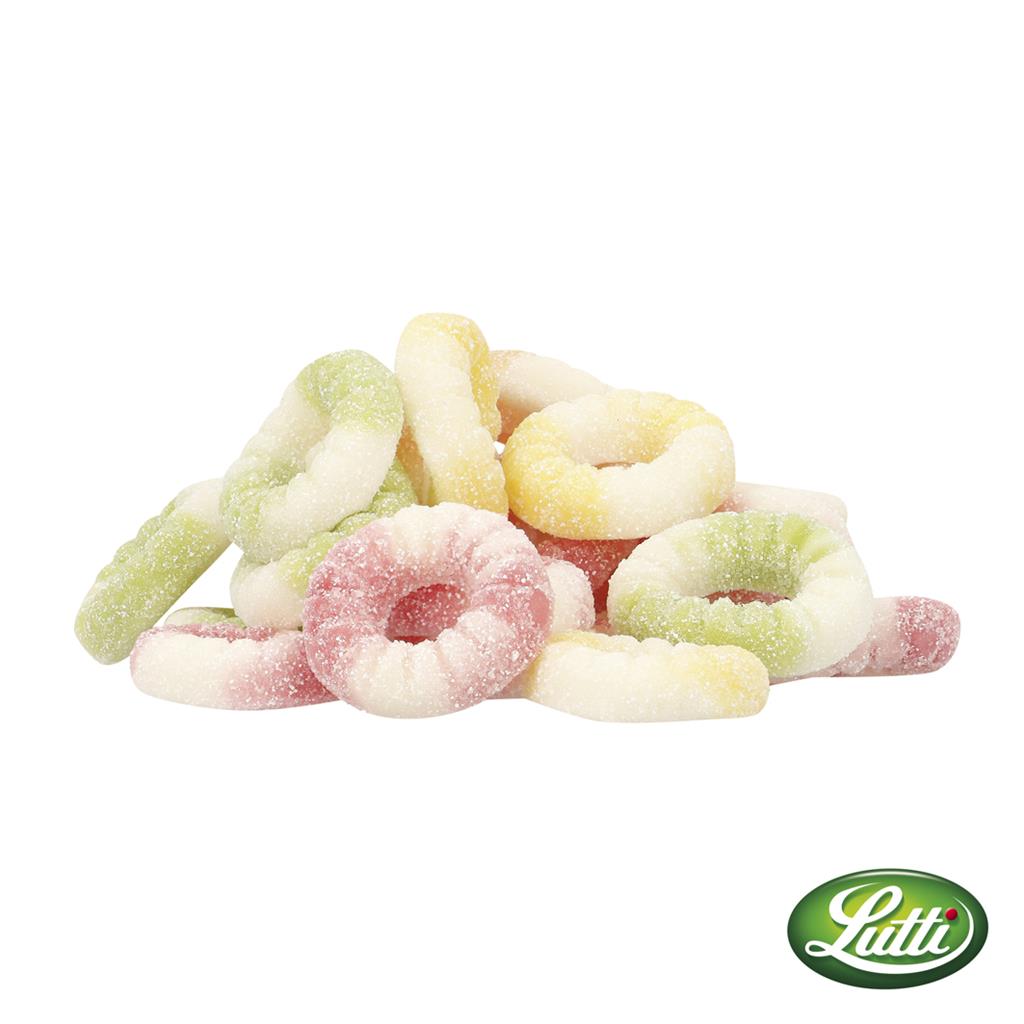 Lutti - Arlequin acidulés (+-100Gr)