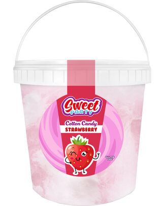 Sweet Party - Barbe à papa fraise 40g (à la pièce)