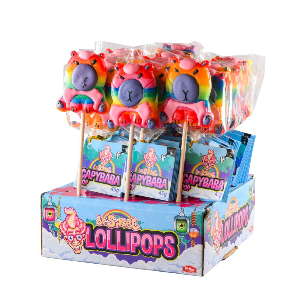 Dr. Sweet – Sucettes Capybara Pops (à la pièce)