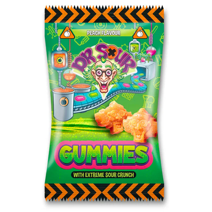 DR SOUR GUMMIES PEACH