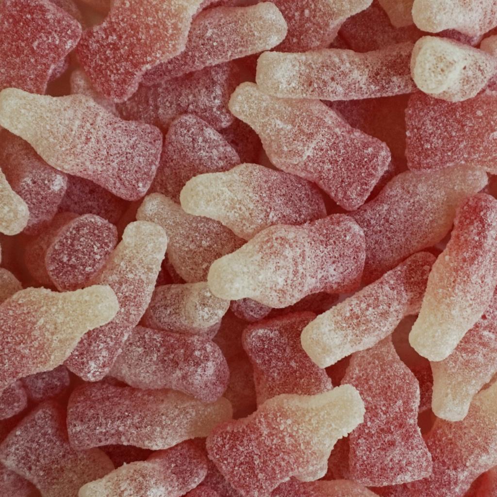 Lollywood - Bouteille de Fraise Sucrée (+-100Gr)