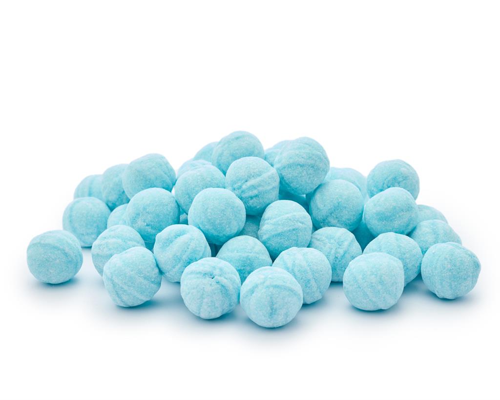 Dr Sour Powder Balls/Blueberry +- 100 Gr