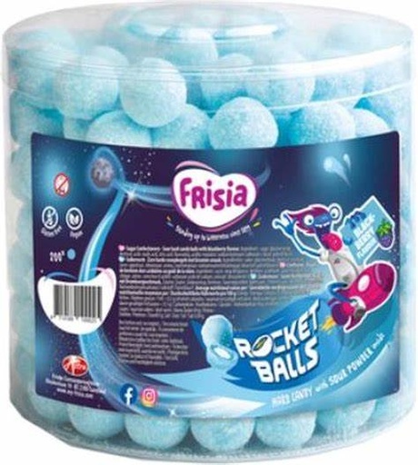 Frisia Rocket Balls goût mûre +- 100Gr