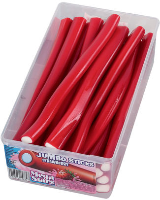 Megastars - Jumbo Stick fraise (à la pièce)