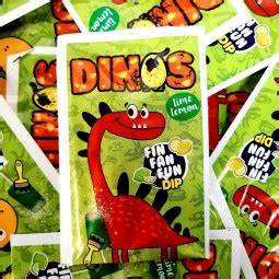 Sucette à tremper Dinos goût citron à la pièce