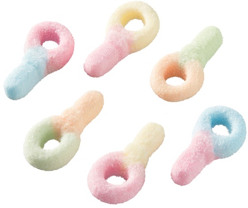 Frisia - Tétine licorne citrique (+-100Gr)