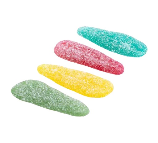 7 Stick - Jellies Fizzy Tongues (+-100Gr)