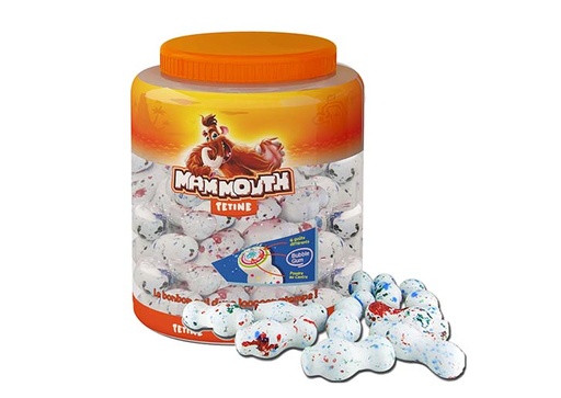 Mammouth Tétine goût Bubblegum 2 pièces