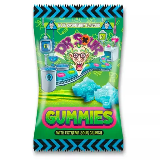 DR SOUR GUMMIES BLUE RASPBERRY