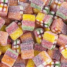 Haribo Rainbow Pixel Fizz +- 100 Gr
